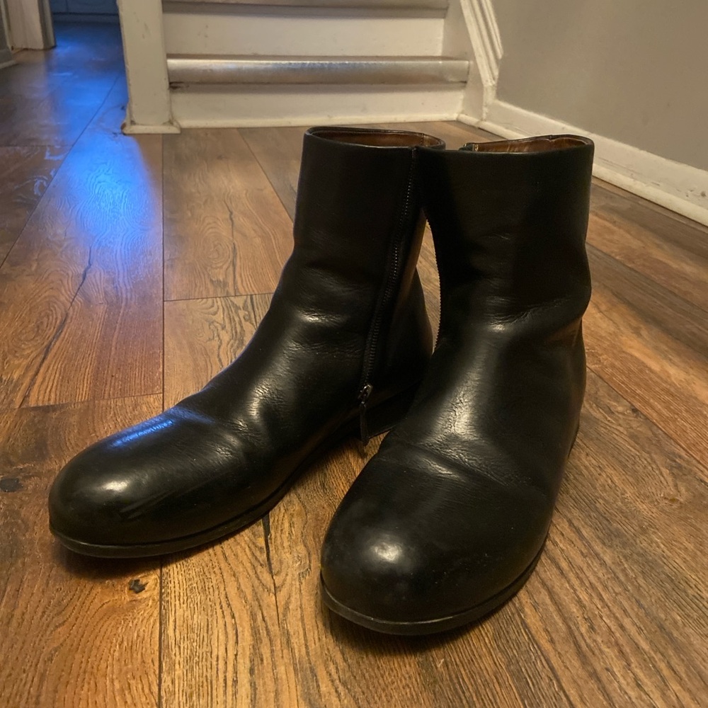 Marsell Capozucca Black Leather Men's Boots